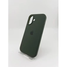Силикон Original Round Case Apple iPhone 16 (69) Atrovirens