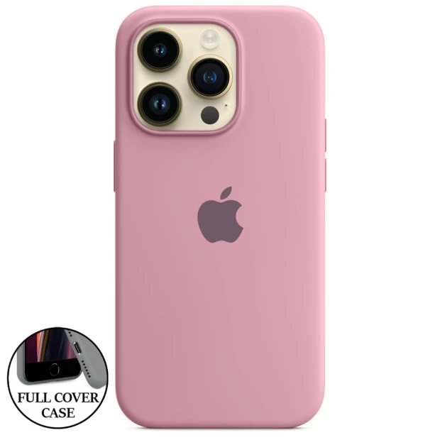 Силикон Original Round Case Apple iPhone 14 Pro (Blueberry)