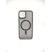 Силикон iPaky Carbon Clear with MagSafe iPhone 14 (Black) Силикон iPaky Carbon Clear with MagSafe iPhone 14 (Black)