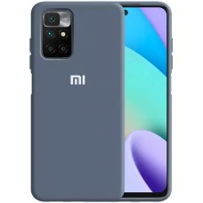 Силикон Original 360 Case Logo Xiaomi Redmi 10 (Серый)