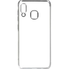 Силикон UMKU Line Samsung Galaxy A40 (2019) (серебрянный)