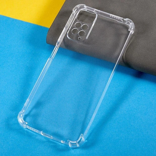 Силікон 6D Xiaomi Redmi Note 11S 5G (ShutCam) (Прозорий)