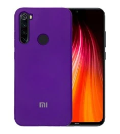 Силикон Original 360 Case Logo Xiaomi Redmi Note 8 (Фиолетовый)