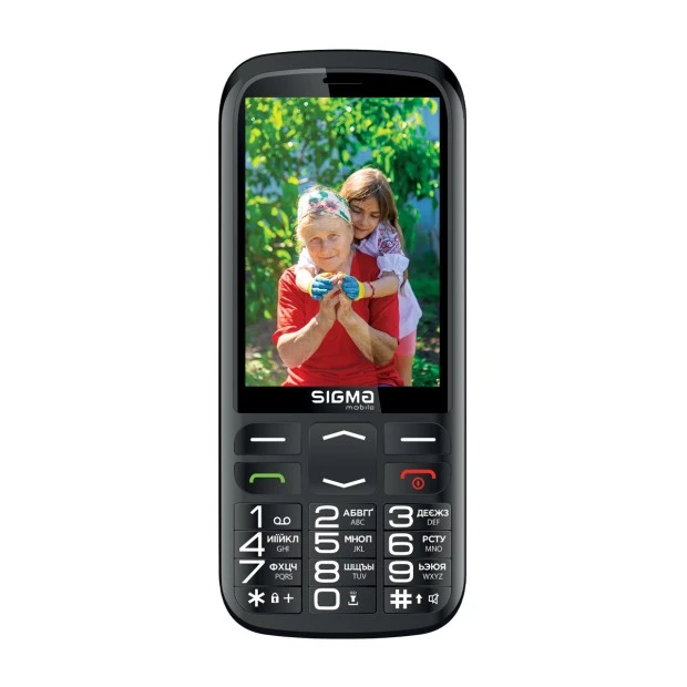 Мобільний телефон Sigma Comfort 50 Optima Type-C (Чорний)