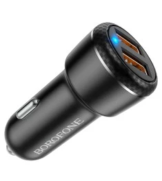 Борофон BZ17 зарядний адаптер + кабель MicroUSB QC 3.0 18W (Чорний)