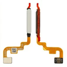 Шлейф для Xiaomi Redmi Note 11/ Note 11s/ Poco M4 Pro с кнопкой вкл./выкл., и белым сканером отпечат