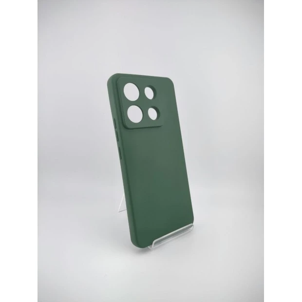 Силікон Original Xiaomi Redmi Note 13 Pro 5G  /  Poco X6 5G (ShutCam) (Темно-зелений)