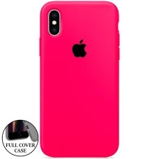 Силикон Original Round Case Apple iPhone XS Max (31) Barbie Pink