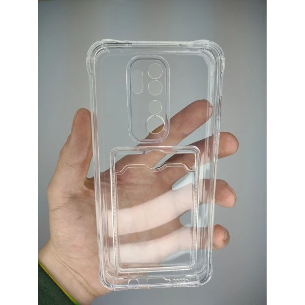Силикон WS Card ShutCam Case Xiaomi Redmi Note 8 Pro (Прозрачный)