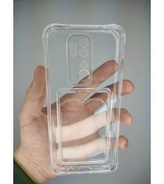 Силикон WS Card ShutCam Case Xiaomi Redmi Note 8 Pro (Прозрачный)