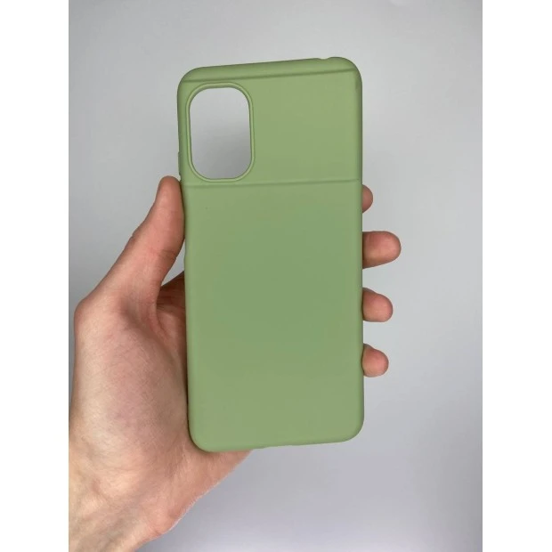 Силіконовий чохол iNavi Color для Xiaomi Poco M5 (фісташковий)