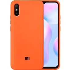 Силикон Original Case Xiaomi Redmi 9A (Оранжевый)