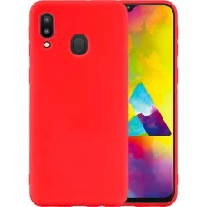 Силиконовый чехол iNavi Color Samsung Galaxy M20 (красный)