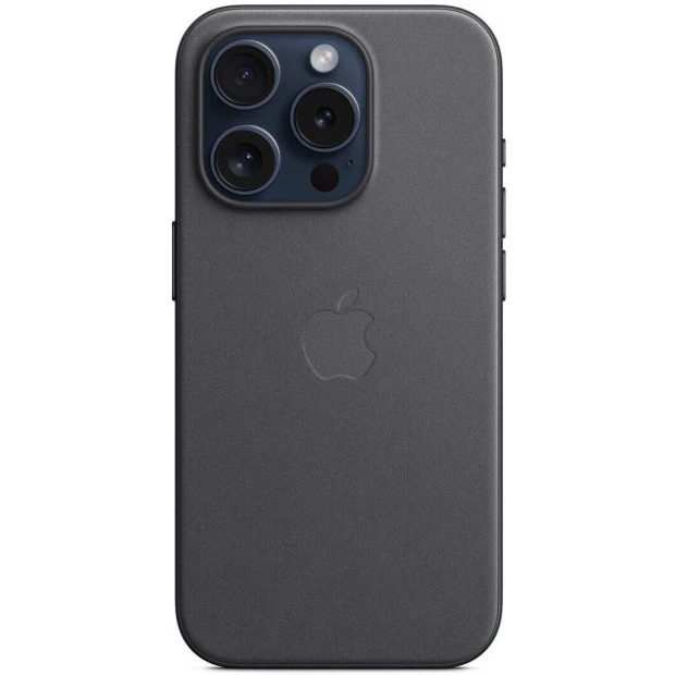 Чохол FineWoven з MagSafe для Apple iPhone 15 Pro (чорний) (оригінал)