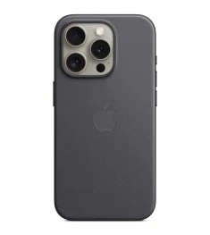 Чохол FineWoven з MagSafe для Apple iPhone 15 Pro (чорний) (оригінал)