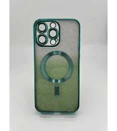 Чехол UMKU Glitter Shining with MagSafe Apple iPhone 15 Pro Max (Green)