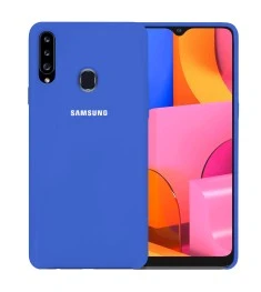 Силикон Original Case Samsung Galaxy A20S (2019) (Синий)