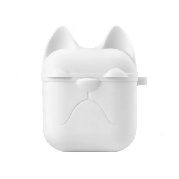 Чехол для наушников Apple AirPods Doggy Case (белый)