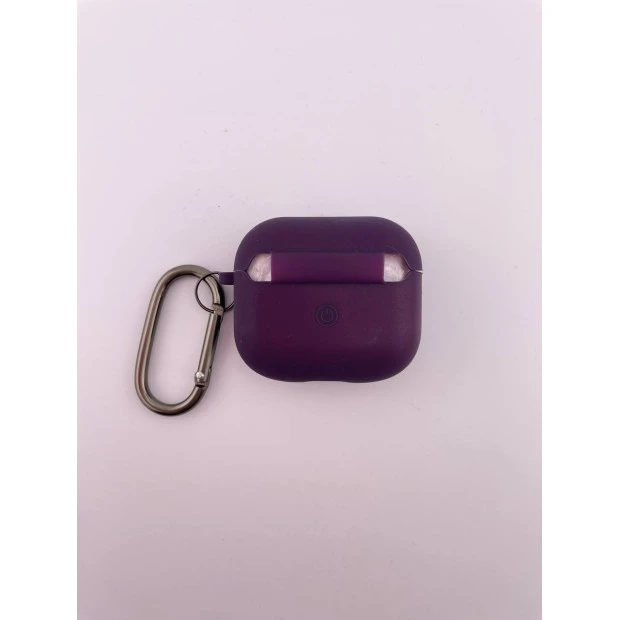 Чехол для наушников Full Silicone Case with Microfiber Apple AirPods 3 (72) Eggplant