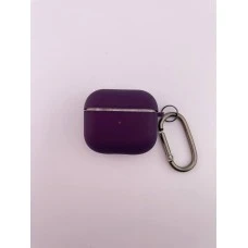 Чохол для навушників Full Silicone Case with Microfiber Apple AirPods 3 (72) Баклажан