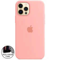 Силикон Original Round Case Apple iPhone 12 Pro Max (14) Pink