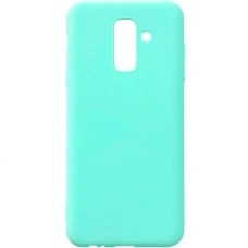 Силикон iNavi Color Samsung Galaxy A6 Plus (2018) A605 (Бирюзовый)