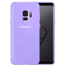 Силікон Original 360 Case Logo Samsung Galaxy S9 (Фіалковий)