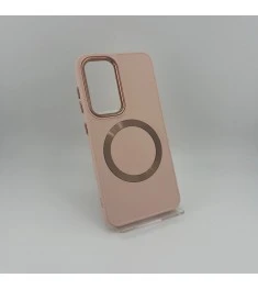 Накладка Metal Camera with MagSafe Samsung Galaxy S24 (Персиковый)