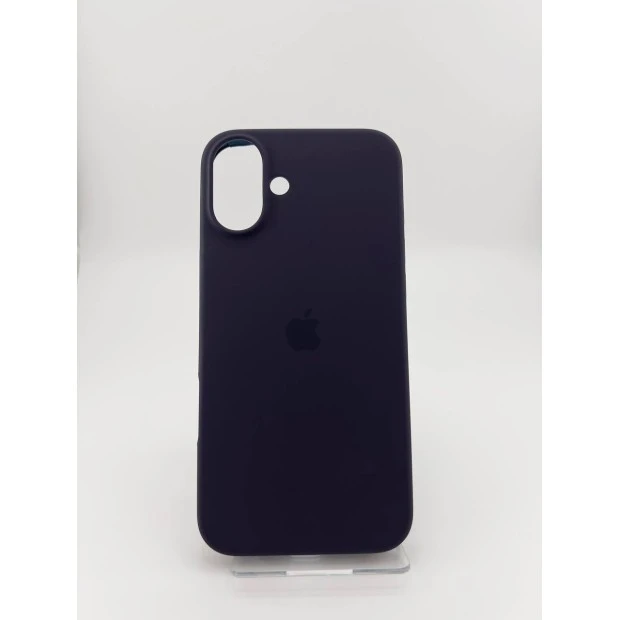 Силіконовий оригінальний чохол для Apple iPhone 16 Plus (72) баклажан.