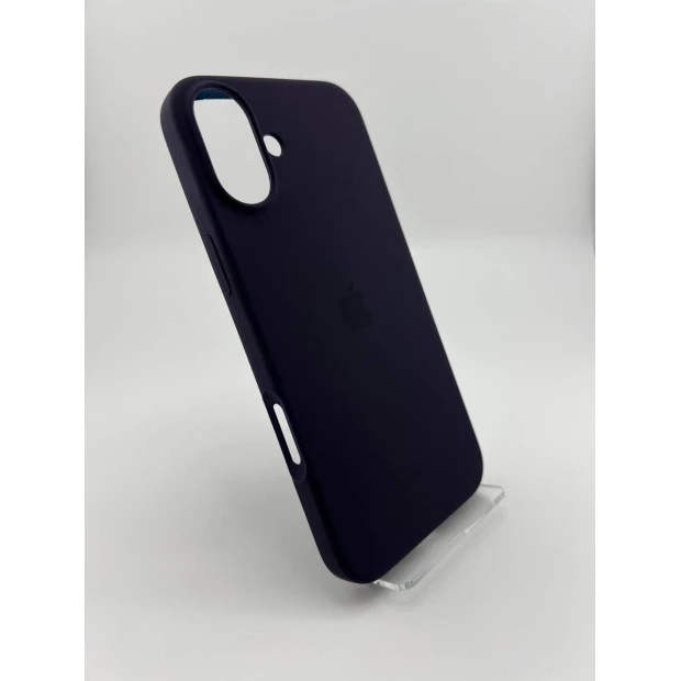Силіконовий оригінальний чохол для Apple iPhone 16 Plus (72) баклажан.