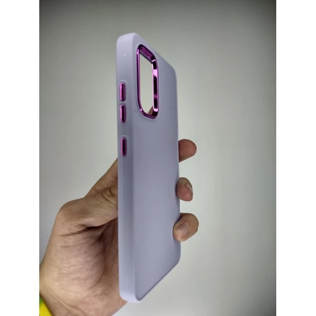Накладка Metal Camera Samsung Galaxy A32 (2021) (Фиалковый)