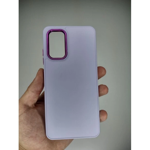 Накладка Metal Camera Samsung Galaxy A32 (2021) (Фиалковый)