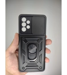 Бронь-чехол Ring Serge Armor Case Samsung Galaxy A73 (ShutCam) (Чёрный)