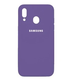 Силикон Original Case Samsung Galaxy M20 (Фиолетовый)