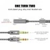 Сплиттер KY-192 One point two audio cable на два аудио разьема 3.5 mm (Чёрный) Сплиттер KY-192 One point two audio cable на два аудио разьема 3.5 mm (Чёрный)