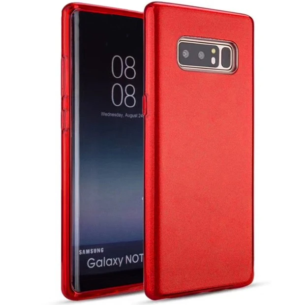 Силикон Glitter Samsung Galaxy Note 8 (N950) (Красный)