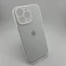 Силіконовий оригінальний чохол RoundCam для Apple iPhone 15 Pro Max (06) Білий