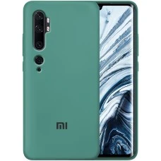 Силикон Original 360 Case Logo Xiaomi Mi CC9 Pro / Note 10 (Тёмно-зелёный)