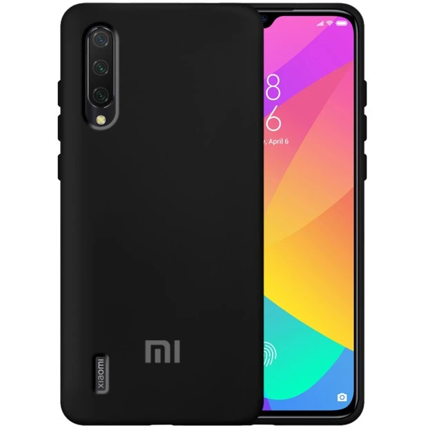 Силикон Original 360 Case Logo Xiaomi Mi9 Lite / Mi CC9 (Чёрный)