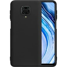 Силикон iNavi Color Xiaomi Redmi Note 9S / Pro / Max (Чёрный)
