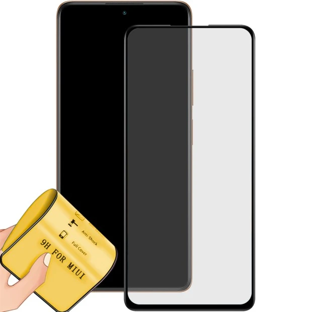 Защитное стекло 5D Matte Ceramic для Xiaomi Redmi Note 10 Pro / Note 10 Pro Max Black