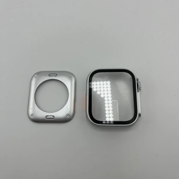 Чохол-кейс з дизайном Watch Ultra для Apple Watch 45mm (Срібний)