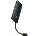 Переходник USB HUB Baseus Lite Series WKQX040001 (Type-C to HDMI + 3xUSB 3.0 + PD) (Чёрный) Переходник USB HUB Baseus Lite Series WKQX040001 (Type-C to HDMI + 3xUSB 3.0 + PD) (Чёрный)