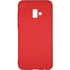 Силикон Multicolor Samsung J6 Plus (2018) J610 (красный)