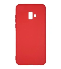 Силикон Multicolor Samsung J6 Plus (2018) J610 (красный)
