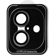 Защитное стекло на камеру iLera FocusPro Lens Apple iPhone 16 / 16 Plus (Black) iLFPBlack16
