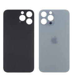 Заднее стекло корпуса для Apple iPhone 13 Pro Max Sierra Blue (синее) маленький ..