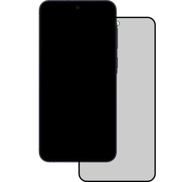 Захисне скло 5D Matte Ceramic для Samsung Galaxy A35  /  A36  /  A55  /  A56  /  S24 FE Чорне