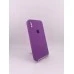 Чохол для iPhone X / XS з колекції Silicone Original Square RoundCam (Баклажановий)