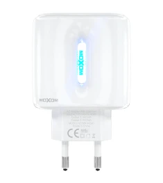 СЗУ-адаптер Moxom HC-60 + Type-C-кабель (Белый)